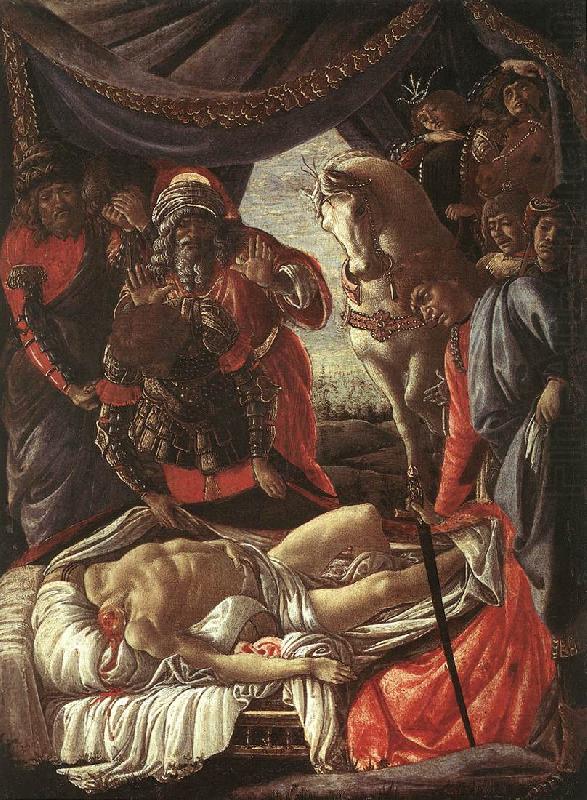 BOTTICELLI, Sandro The Discovery of the Murder of Holophernes bfg china oil painting image